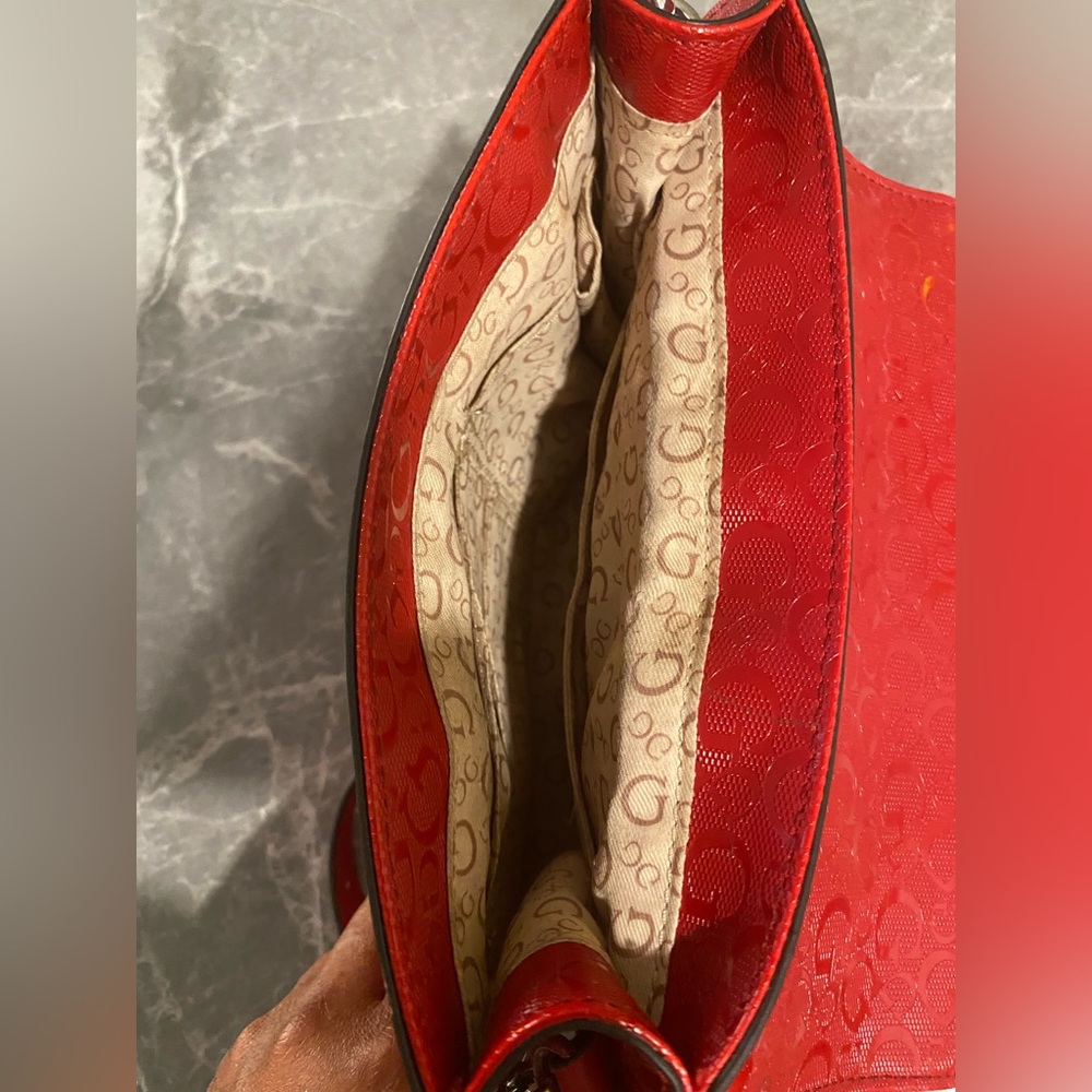 Guess Red Crossbody Bag - Picture 3 of 5